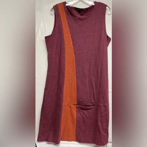 Texture Clothing Hemp Organic Cotton Colorblock Dress w/pocket Hemp + Cotton